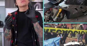 Famoso youtuber sufre accidente en motocicleta