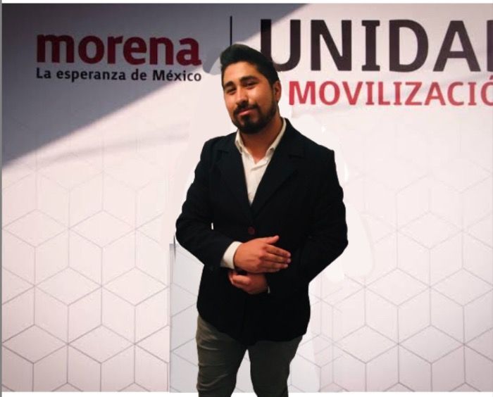Julián el nuevo dirigente juvenil de jóvenes morena en cd Juárez