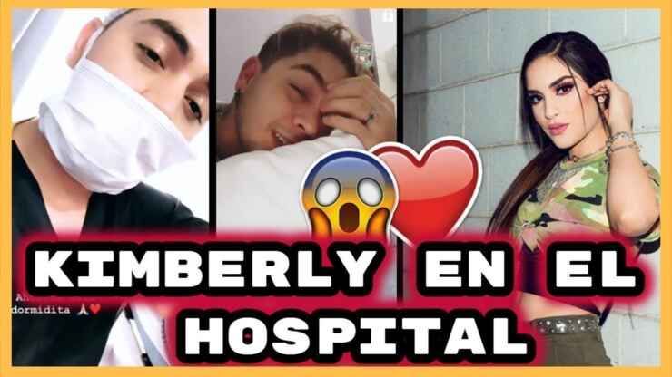 Kimberly Loaiza en el hospital