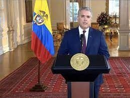 The president of Colombia Iván Duque renounce as the president of Colombia
