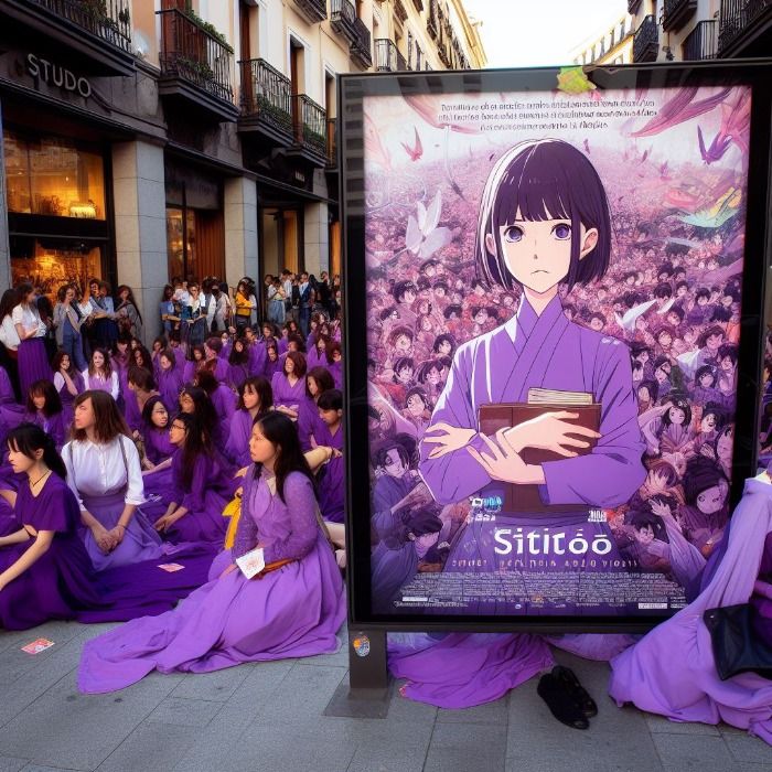 La nueva película que hace que halle una manifestación en Japón