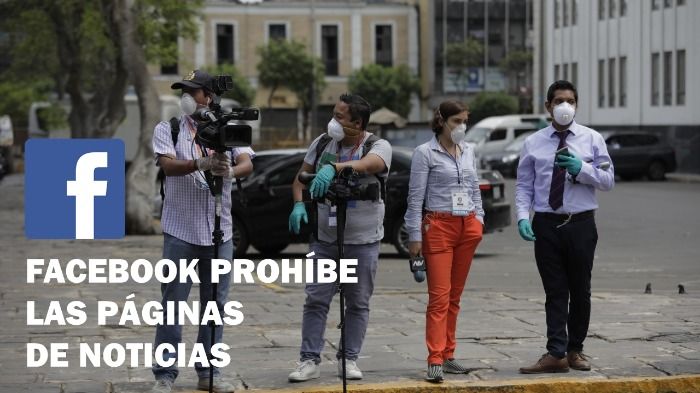 Facebook prohíbe uso de paginas de noticias a personas que no estén acreditadas en el Colegio de Periodistas del Perú