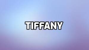 El nombre tiffany