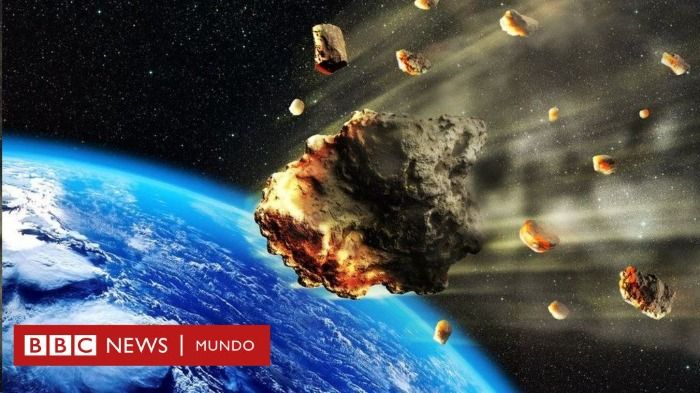 Devastador asteroide se acerca a la tierra