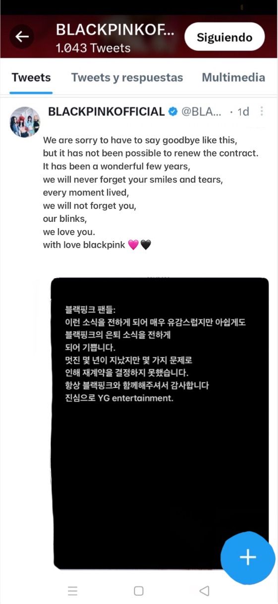 Fans del kpop tenemos una triste noticia blackpink se retira