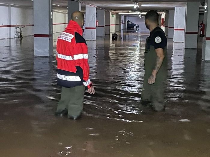 Inundación en una clínica de medicina estetica