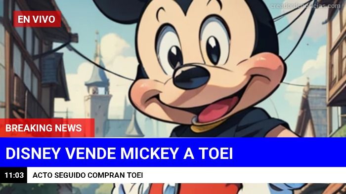 Disney vende Mickey Mouse a Toei y luego compr Toei