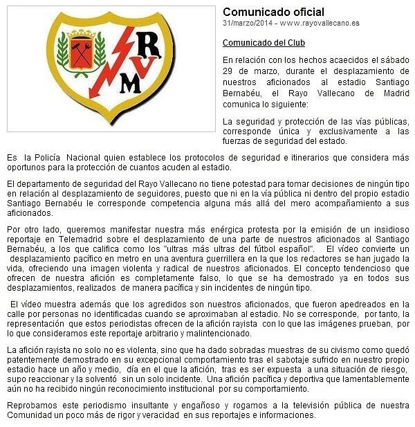 Información sobre las entradas para el Rayo Vallecano frente al CD Leganés
