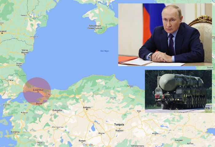 Vladimir Putin amenaza con ataque nuclear a Estambul en Turquia