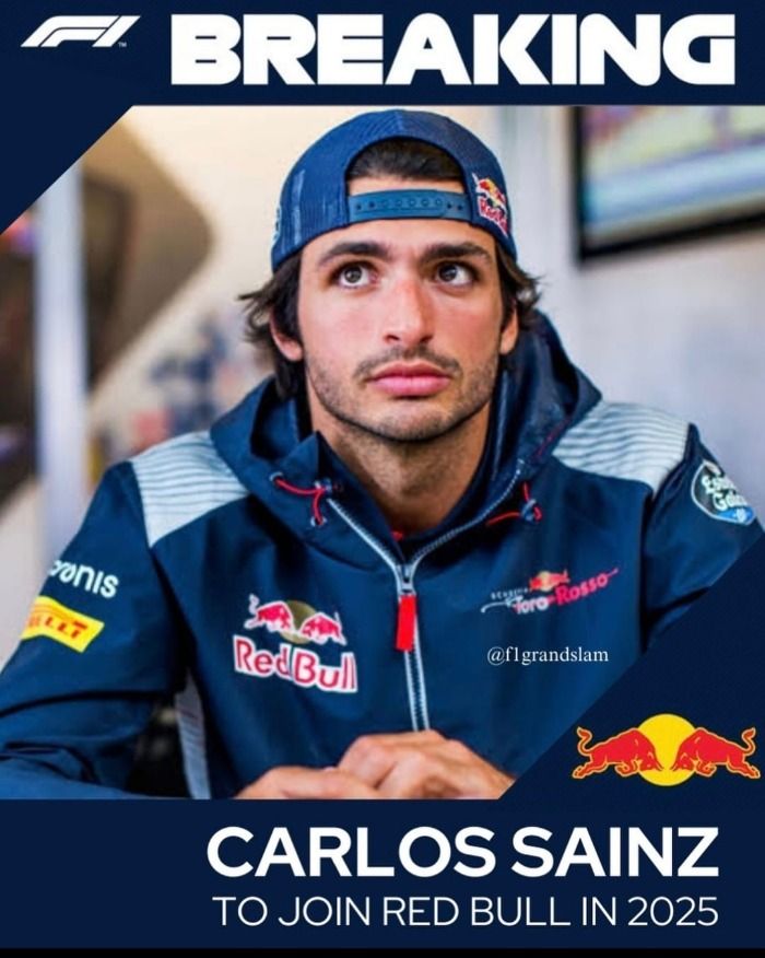 ¡OFICIAL! Carlos Sainz Jr correrá para Red Bull la próxima temporada