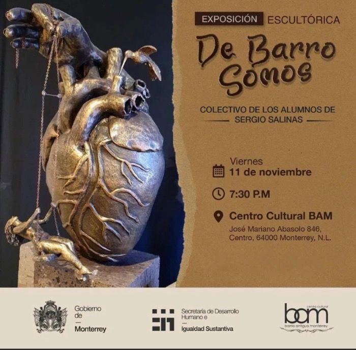 Mañana espectacular exposición de esculturas en Monterrey
