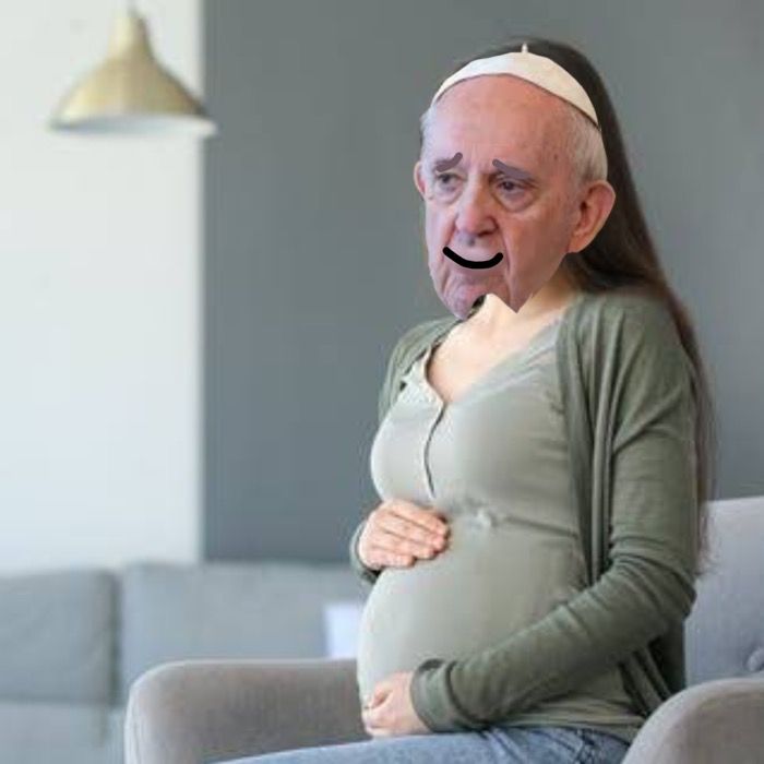 El papa embarazado?!!!