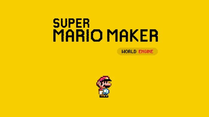 Nintendo anuncia retomar el proyecto de super mario maker world engine!