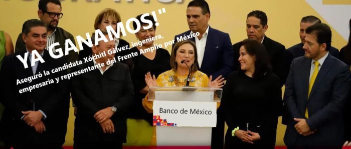 Banco de México estima 97.8 de probabilidad de victoria de Xóchitl Gálvez