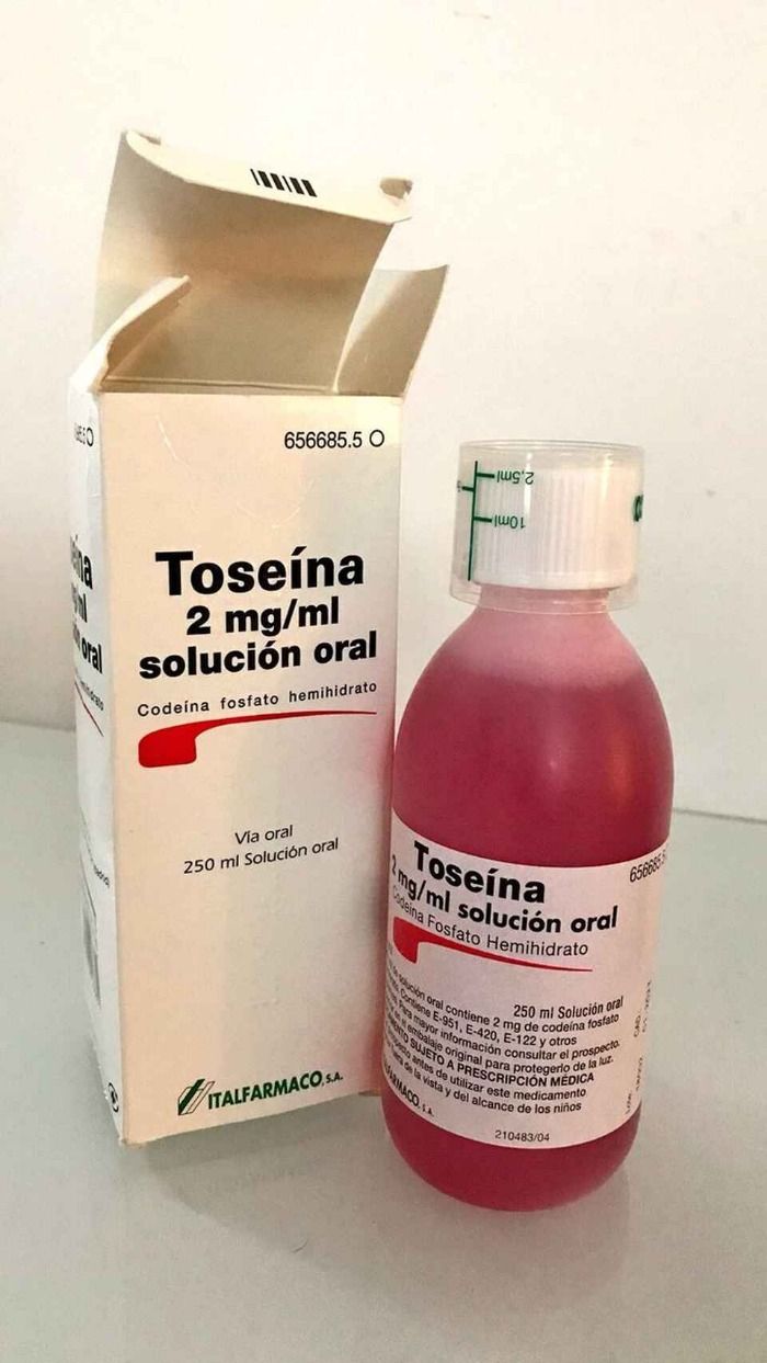 El ministerio de sanidad Español aprueba el consumo de la codeína sin necesidad de receta médica.