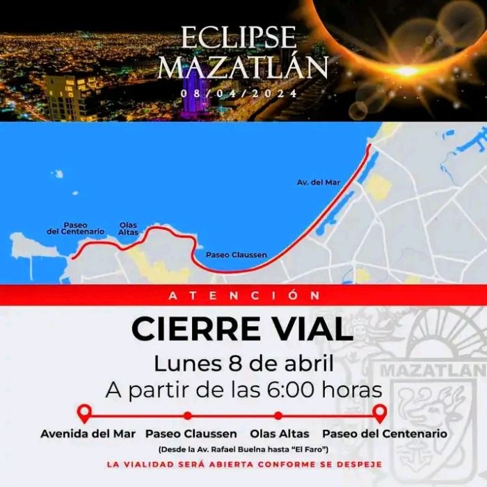 NASA cambia la sede del eclipse de Torreón a Mazatlan por clima nublado