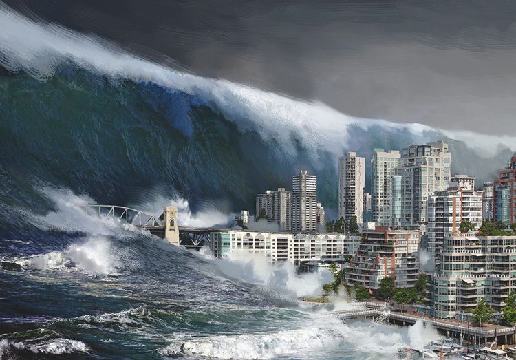Mañana va a haber un tsunami en todo el mundo