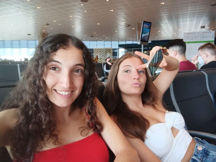 Dos peligrosas jerezanas en el aeropuerto de Barcelona