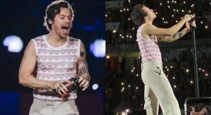 Fan de Harry Styles enloquece en su concierto en Lima y es salvada por un jugo de naranja