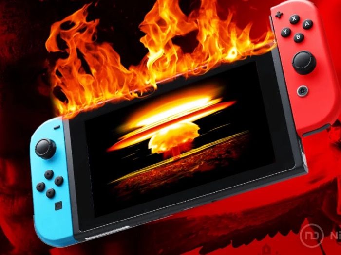 Nintendo Switch sale en llamas al cargarla