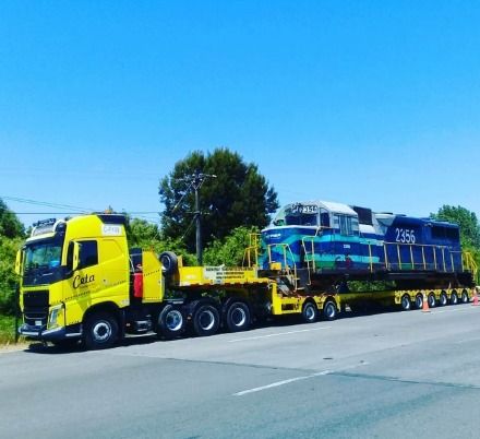 Camioneros sustraen 5 locomotoras de FEPASA en marco de protestas