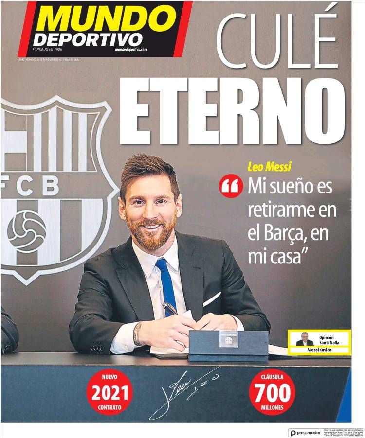 Bombazo ! Messi da el Si al Barcelona