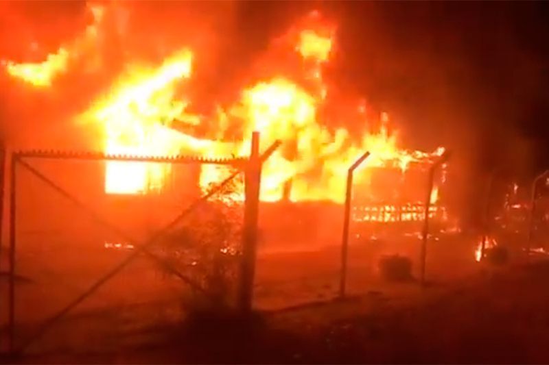 Se quema escuela en Sonsonate