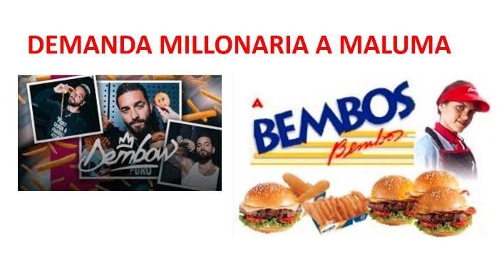 BEMBOS demanda a Maluma por su marca gastronómica