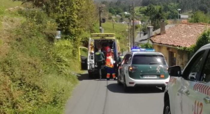 Accidente grave en una carretera secundaria de Galdo (Viveiro)