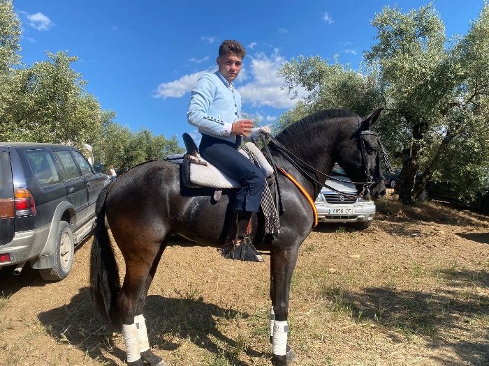 Javier Morilla, es considerado un as en la equitación.