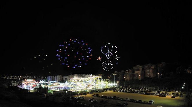 La Feria de Algeciras 2023 tendrá espectáculo de luminotecnia musical con drones.