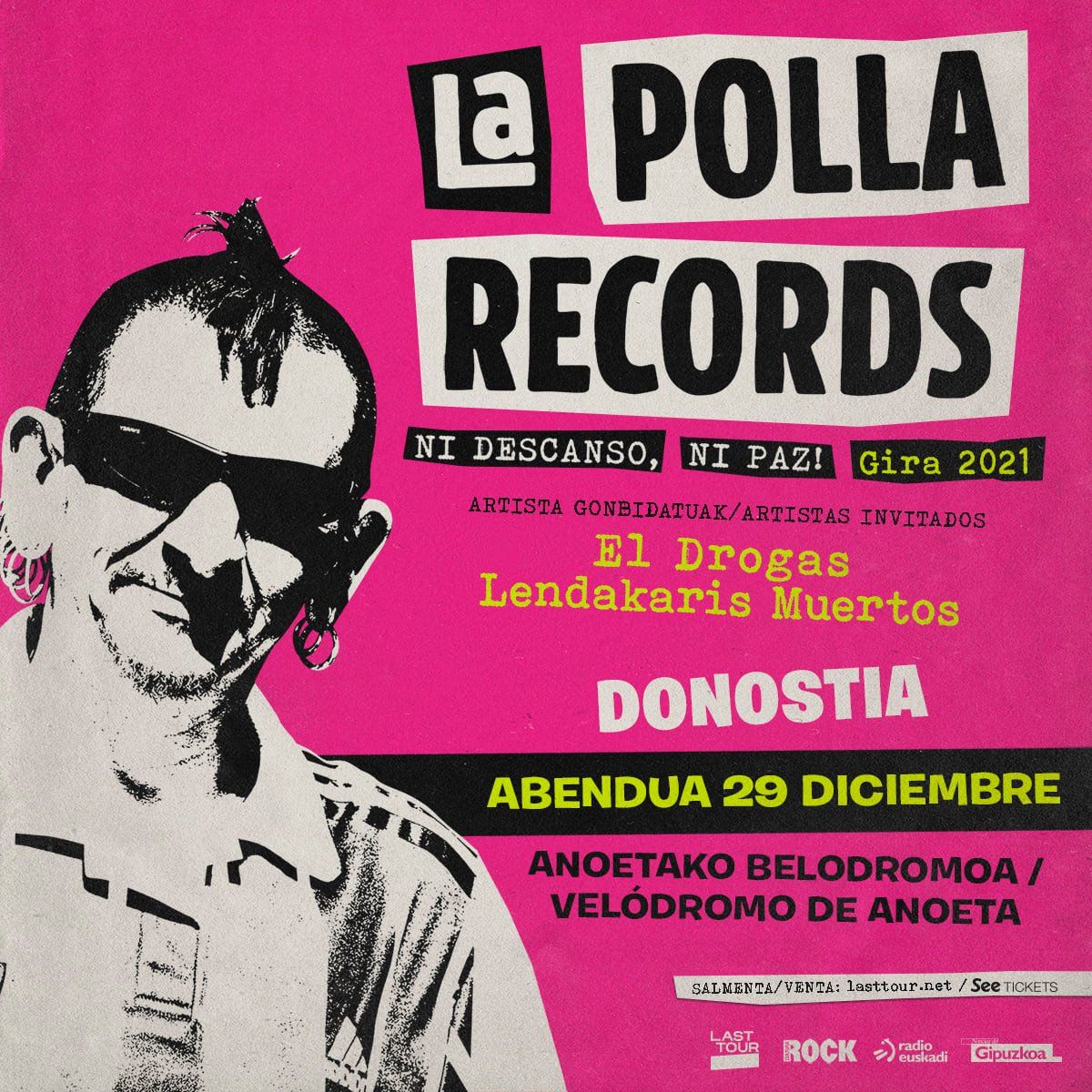 Aplazado el concierto de Donostia de la Polla Records