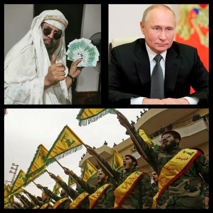 Wachi de Arabia y Vladimir Putin en alianza militar