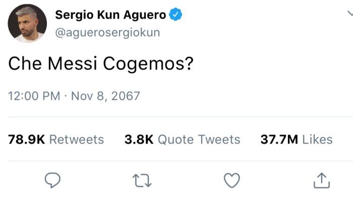 El Kun Aguero Confirma su relación con el jugador del FCB Leo Messi.