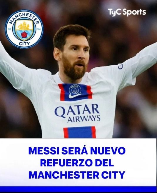 Atención de última hora¿Messi podría llegar al Manchester city?