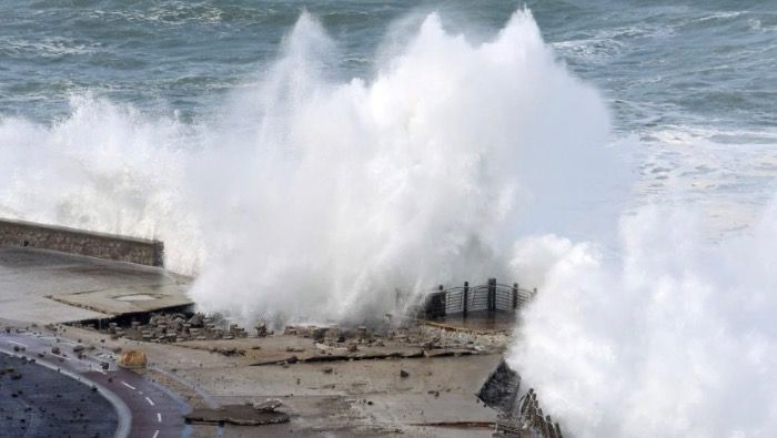 Se espera un fuerte huracán este domingo en San Sebastián