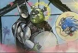 Shrek y batman estan embarazados