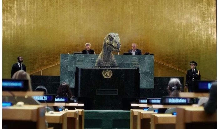 Dinosaurio es elegido como nuevo presidente de la ONU
