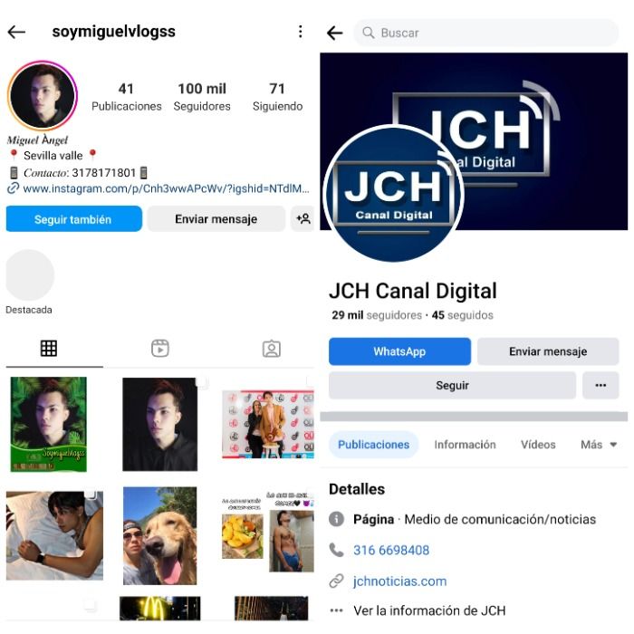 Reconocido influencer hace quedar en ridículo al canal Jch mediante sus historias de Instagram