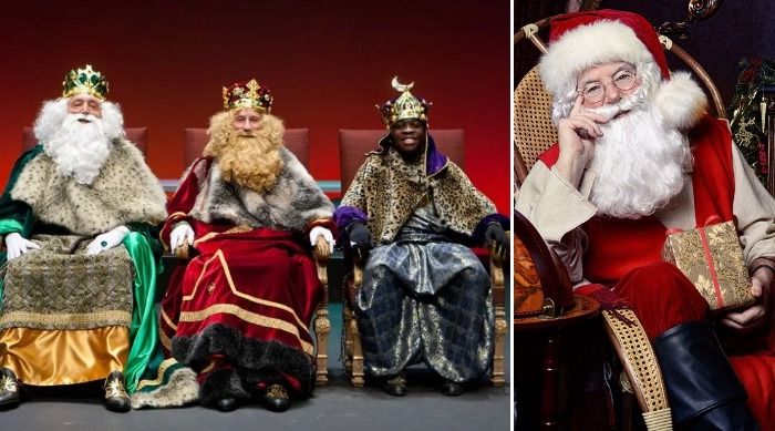 Papa Noel y los Reyes Magos se ponen serios