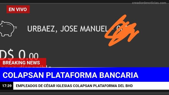 Empleados de César Iglesias colapsan plataforma bancaria