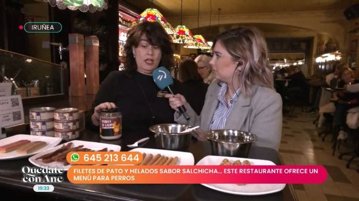Un restaurante de Pamplona ofrece menú para perros