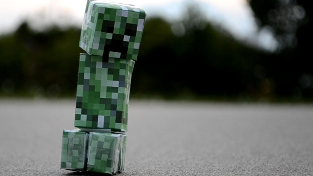 El famoso creeper del videojuego de Minecraft estara en la vida real