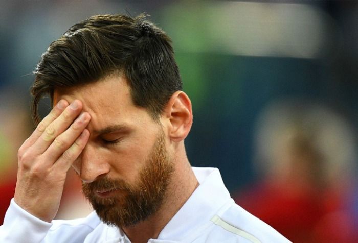 Leo Messi se desgarró a último momento y es baja para la semifinal.