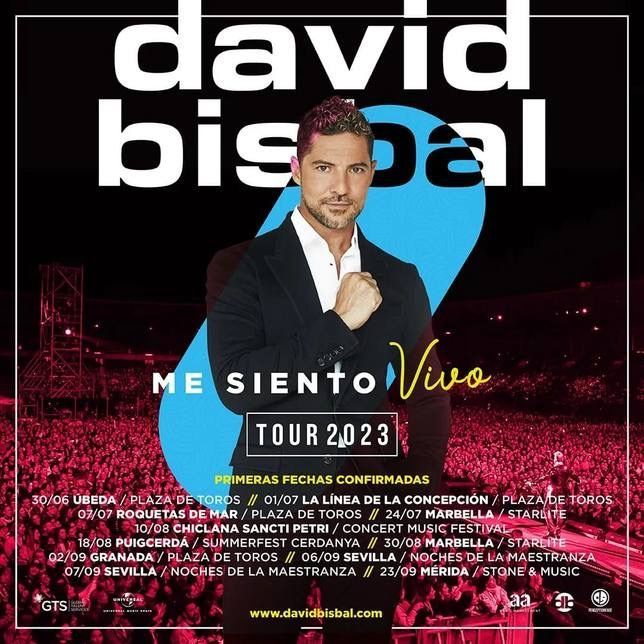 Cancelados los  conciertos de esta semana de David Bisbal