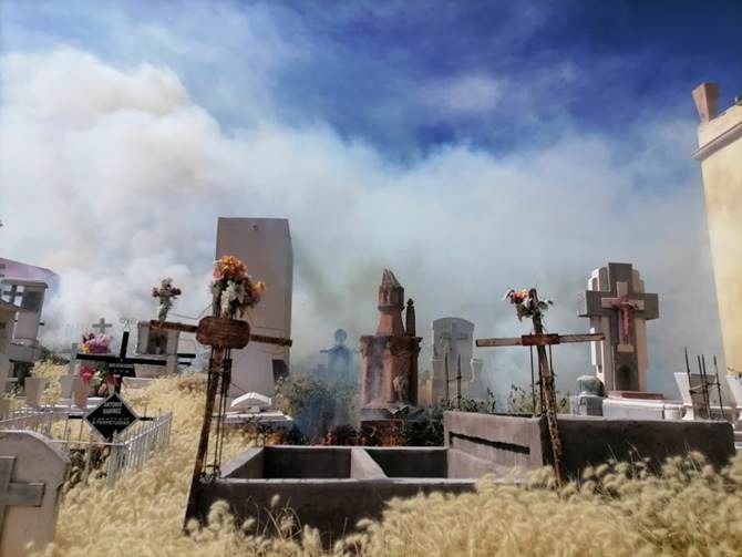 Incendio en un cementerio judío de Berazategui