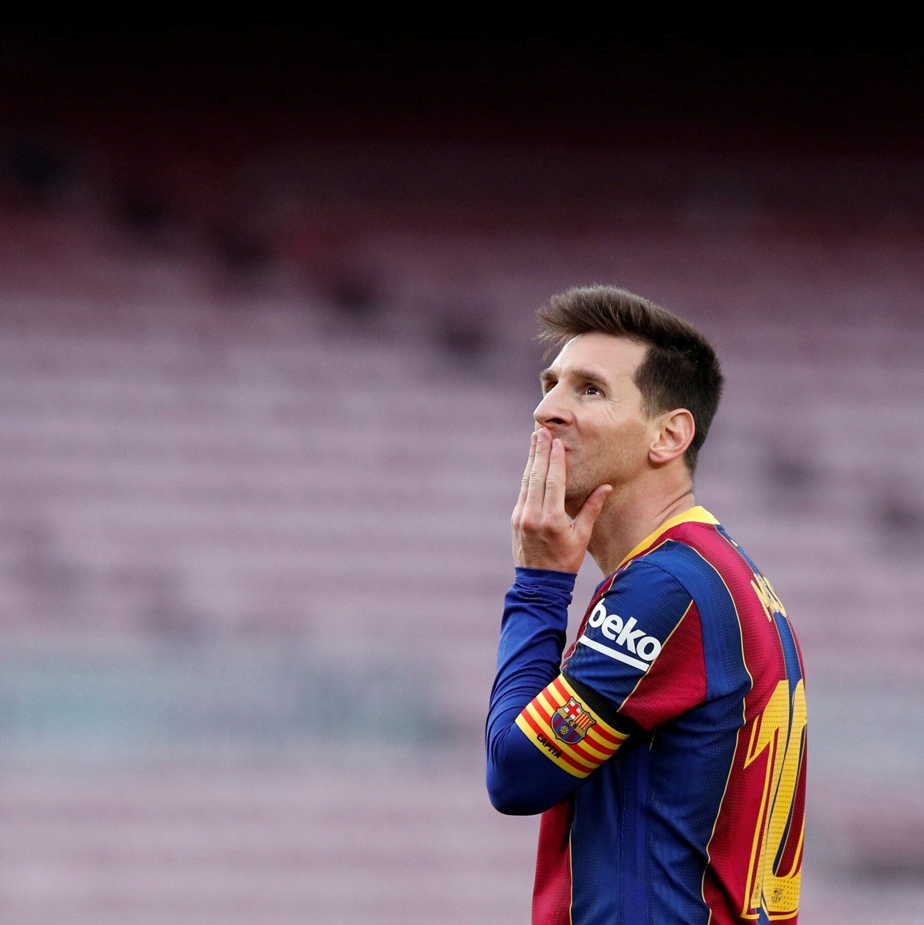 Javier Manzano de los Cobos, triste con la salida de Messi