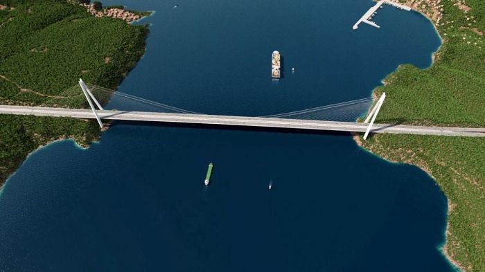 El Gobierno de Canarias a prueba el proyecto para la construcción del puente entre Fuerteventura y Tenerife.