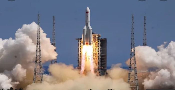 El cohete chino podría caer  en la localidad vallisoletana de mojados
