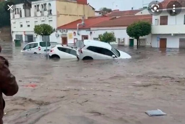 Coordinadora inexperta inunda parte del municipio Sevillano De Fuentes de Andalucia al no ponerse de acuerdo con los temporizadores de riego automático.
